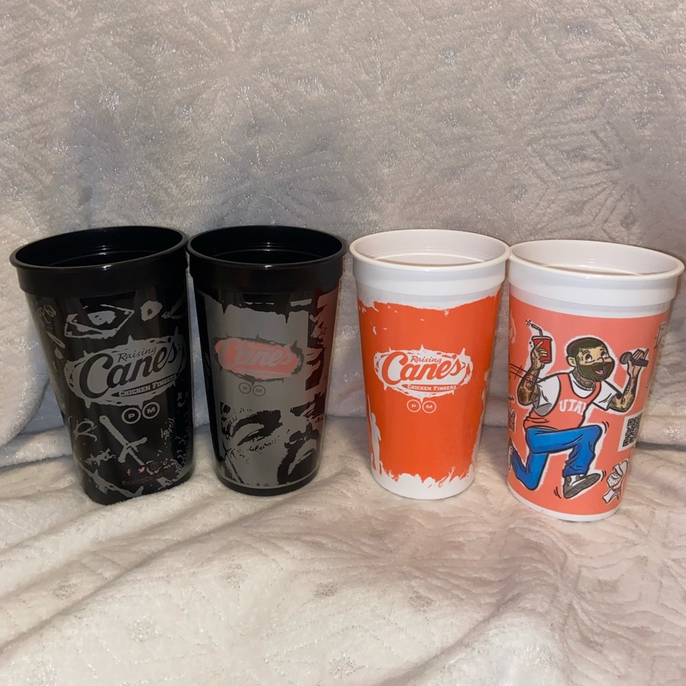Full set of Post Malone Canes cups